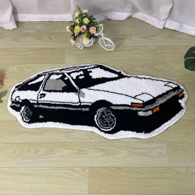 car racing rug