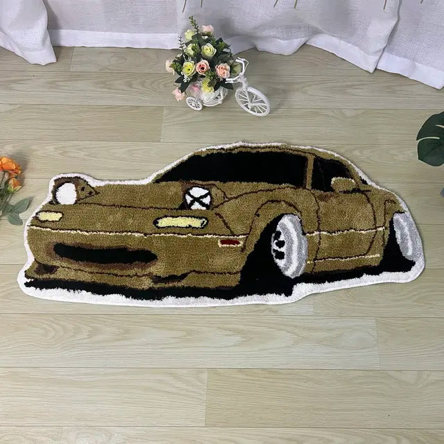 car racing rug